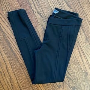 VINCE Twill Legging Black Mid Rise Pants Career Size 4